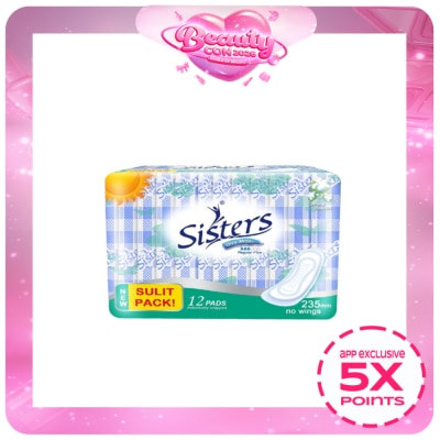 SISTERS - Day Maxi 253mm No Wings 12 Pads/pack Family Pack