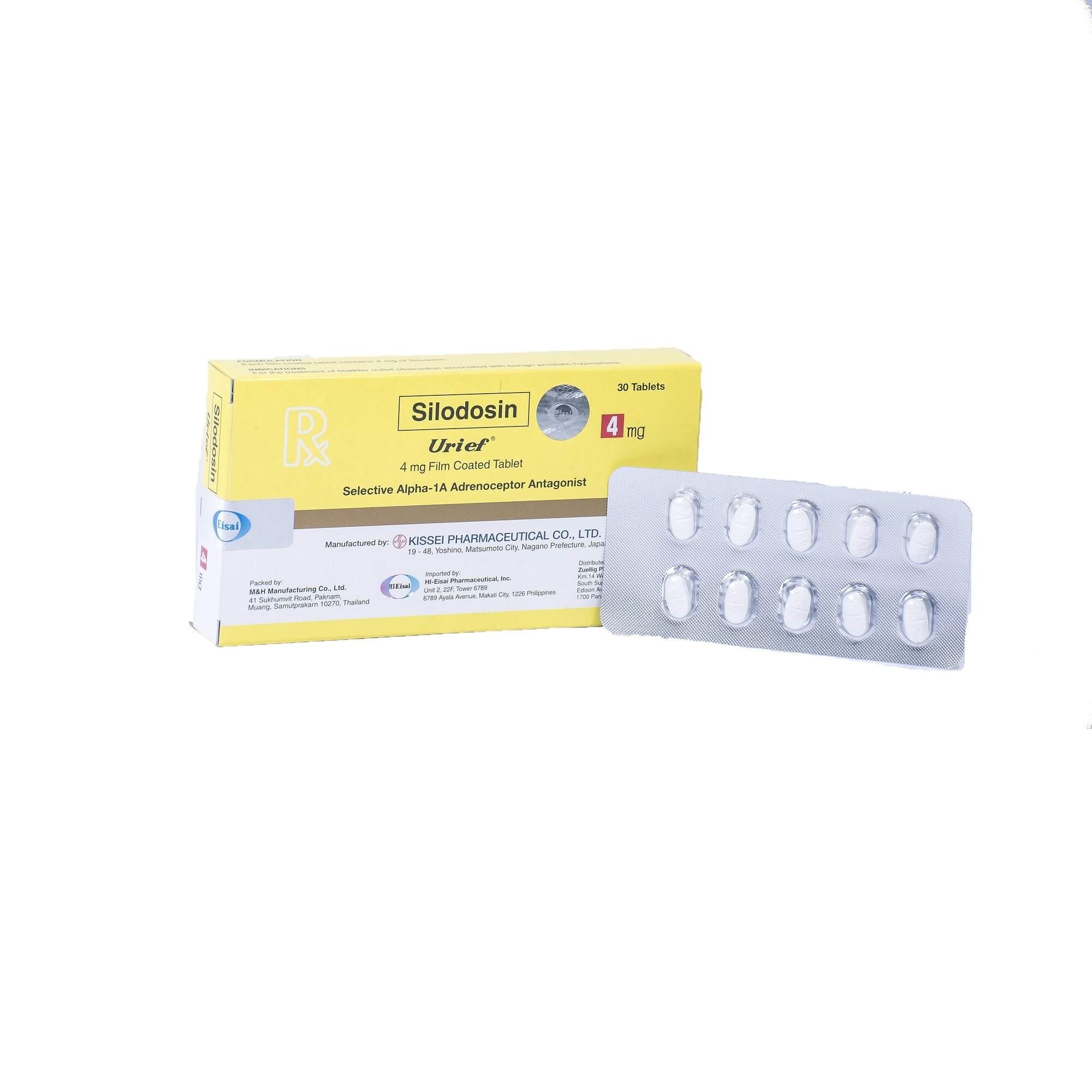 Silodosin 4Mg 1 Film-Coated Tablet [PRESCRIPTION REQUIRED]