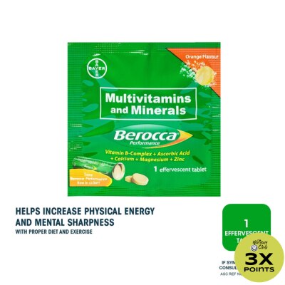 BEROCCA Berocca Effervescent Tablet Orange Flavor