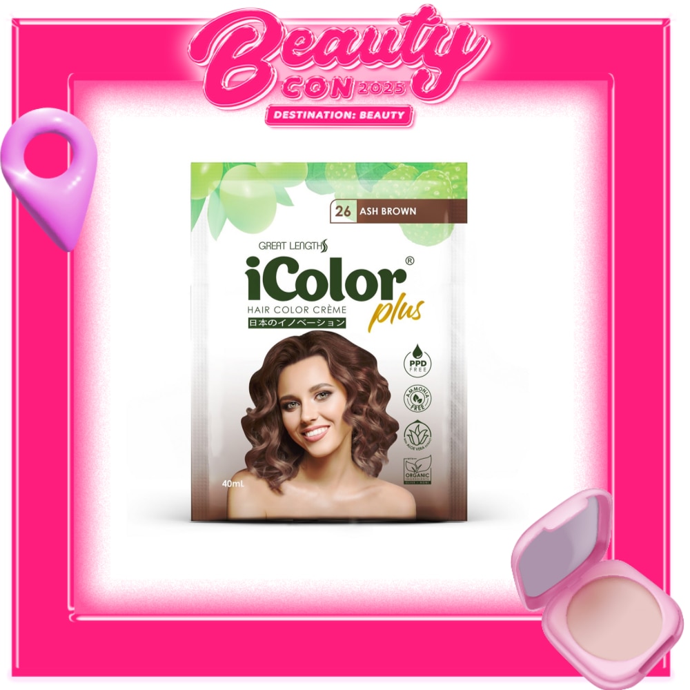 Plus Shampoo Hair Color Creme Ash Brown 40ml