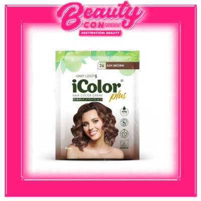ICOLOR Plus Shampoo Hair Color Creme Ash Brown 40ml