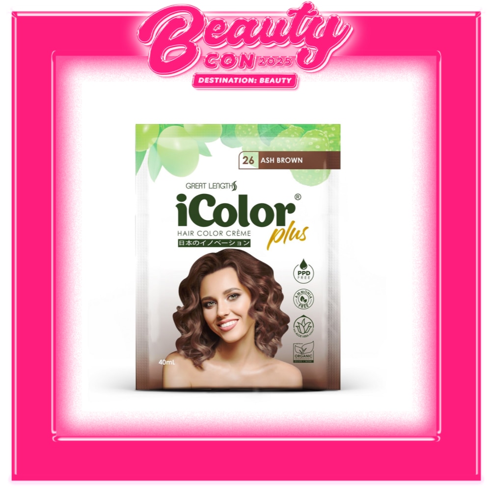 Plus Shampoo Hair Color Creme Ash Brown 40ml