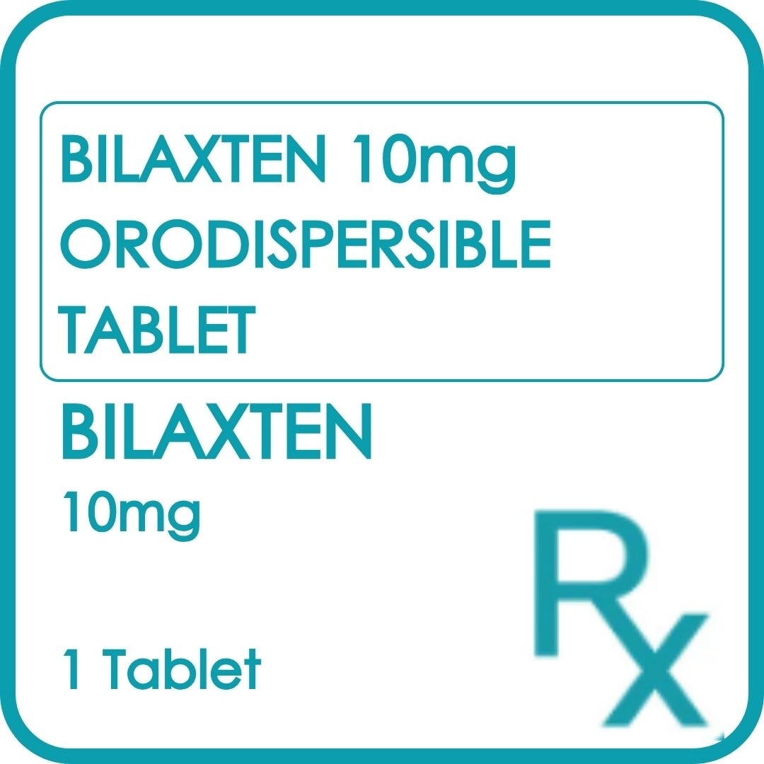 BILAXTEN 10mg Orodispersible Tablet Sold Per Piece [PRESCRIPTION REQUIRED]