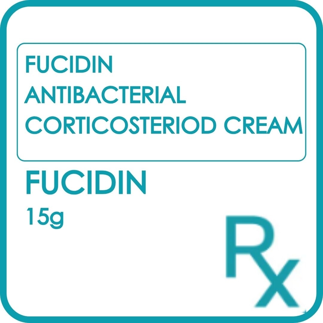 FUCIDIN H Antibacterial Corticosteriodcream 15g [PRESCRIPTION REQUIRED]