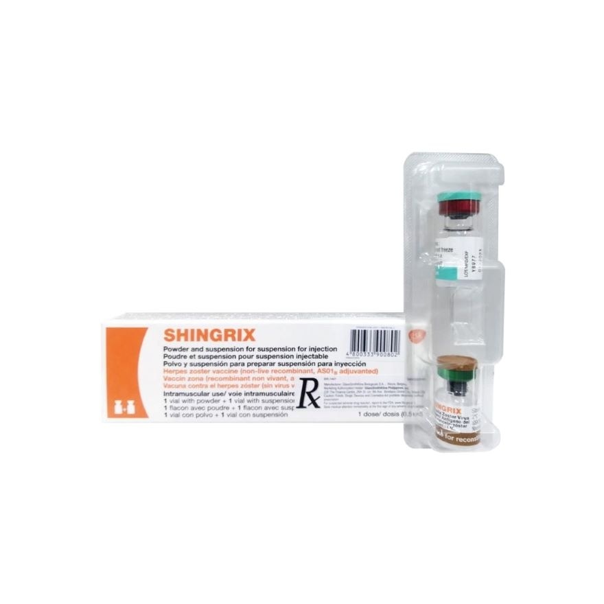 SHINGRIX 0.5ML 1 VL 1 AS01B VL 1s [PRESCRIPTION REQUIRED] Available In Click & Collect Express Only