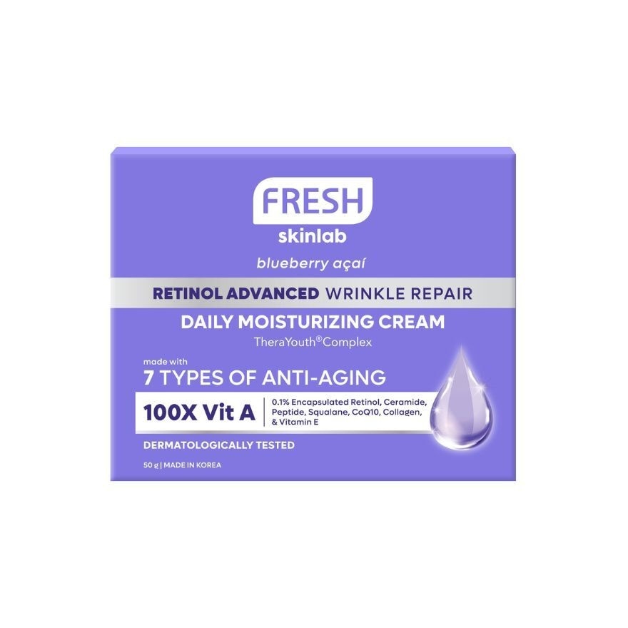 FRESH Skinlab Retinol Advanced Wrinkle Repair Daily Moisturizing Cream 50g