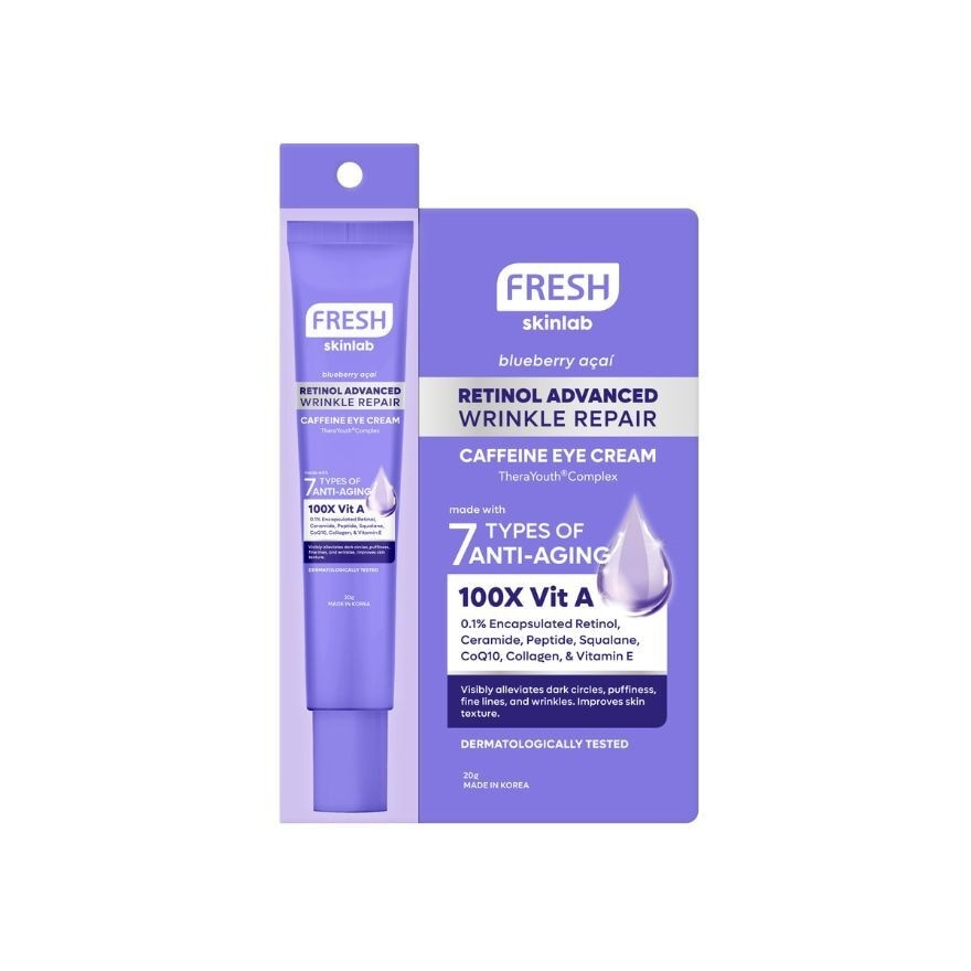 FRESH FRESH Skinlab Retinol Advanced Wrinkle Repair Caffeine Eye Cream 20g Watsons Philippines