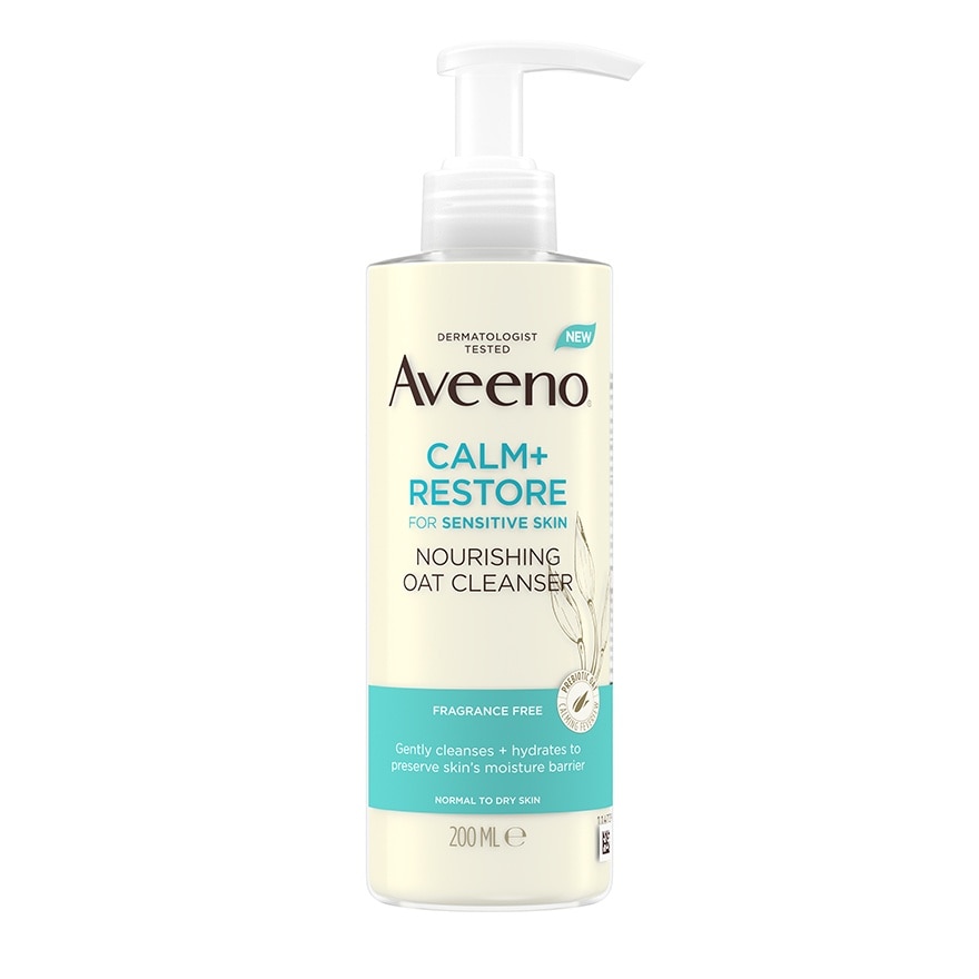 AVEENO Face Calm + Restore Oat Gel Cleanser 200ml