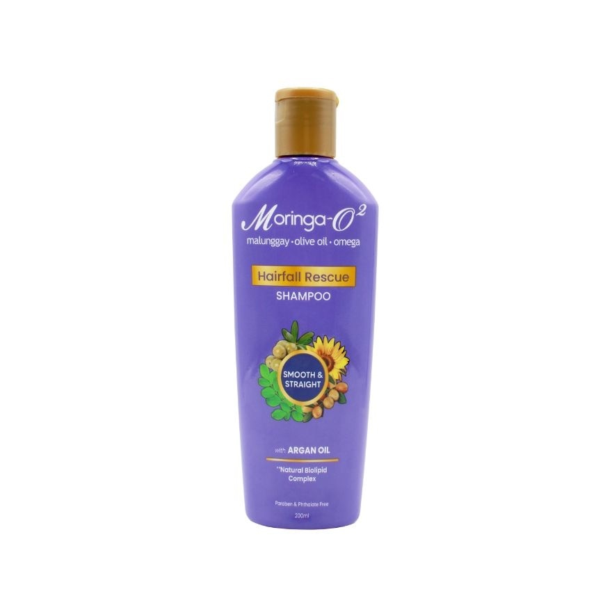 MORINGA-O2 Herbal Hair Fall Rescue Shampoo Smooth & Straight 200ml