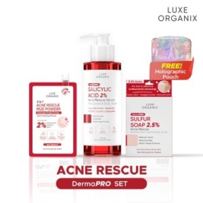 LUXE ORGANIX - LUXE ORGANIX Acne Rescue Set Bundle