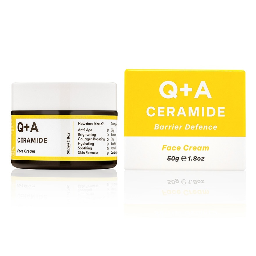 Q + A Ceramide Barrier Defense Face Cream 50g