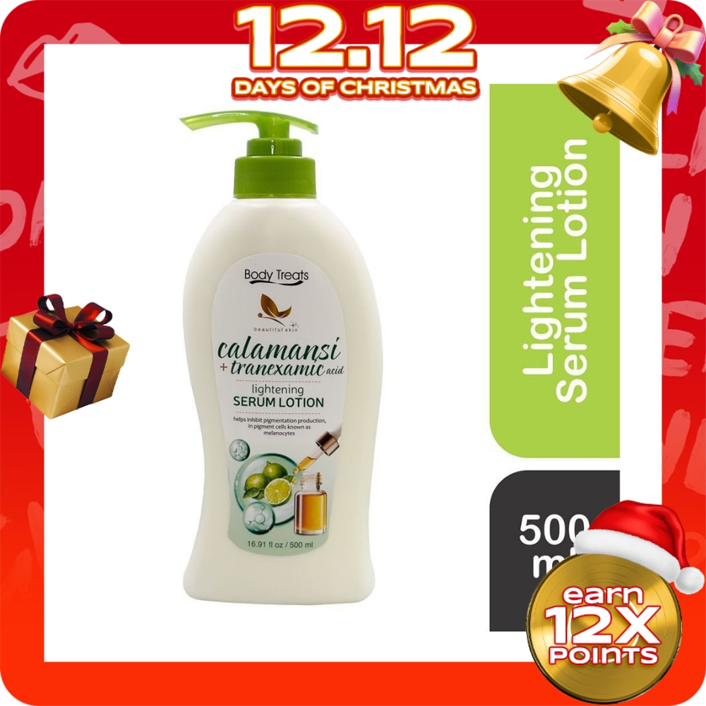 BODY TREATS Calamansi + Tranexamic Acid Lightening Serum Lotion 500ml