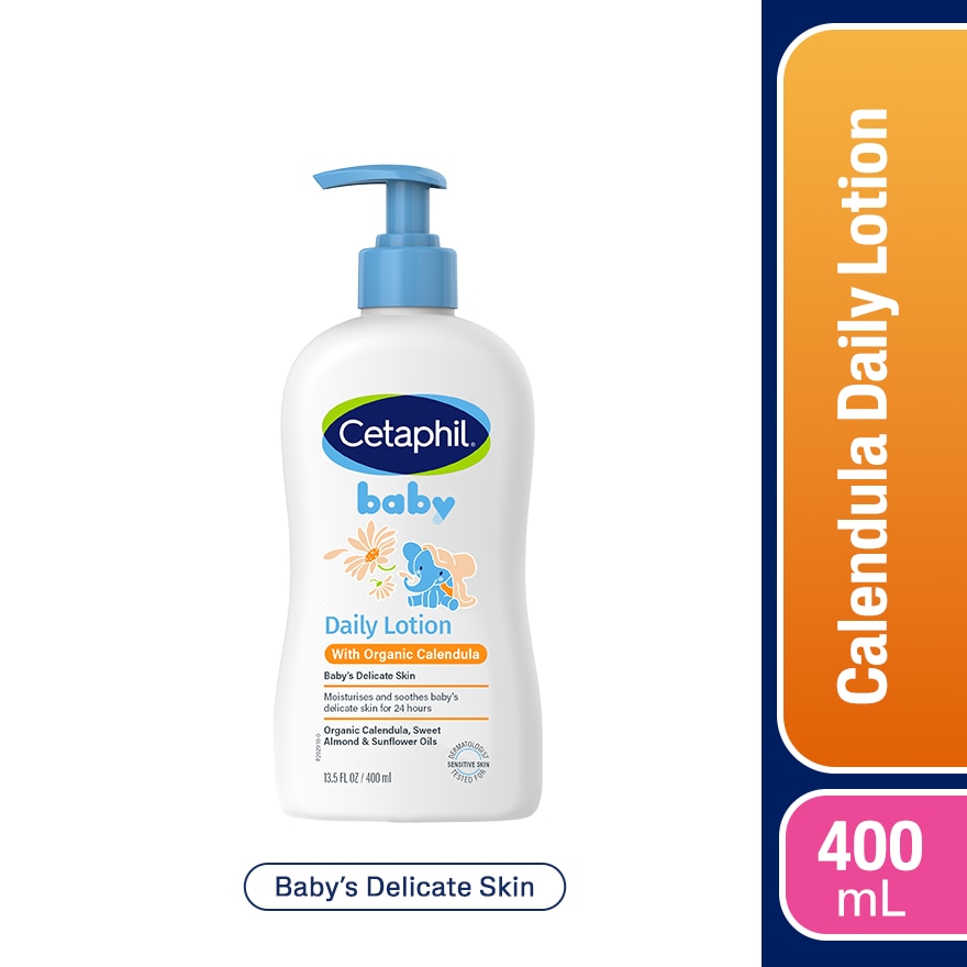 Baby Daily Lotion with Organic Calendula 400ml