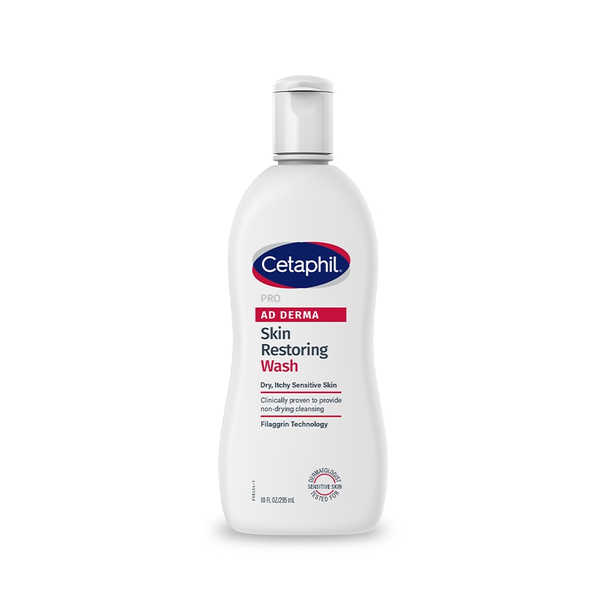 CETAPHIL PRO Ad Derma Skin Restoring Wash 295ml For Eczema Prone Skin Atopic Dermatitis