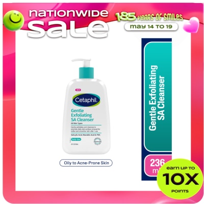 CETAPHIL - CETAPHIL Gentle Exfoliating SA Cleanser 236ml