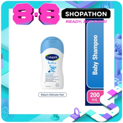 CETAPHIL - Cetaphil Baby Shampoo 200ml [Natural Chamomile Gentle Formula / Hypoallergenic] image
