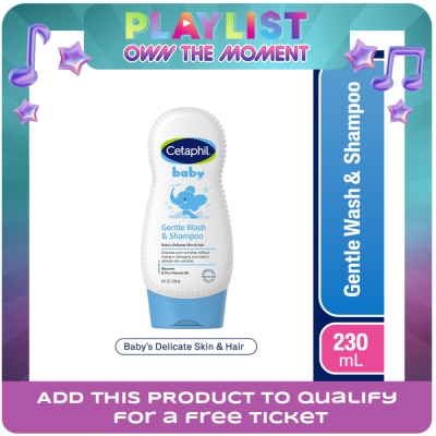 CETAPHIL - Cetaphil Baby Wash and Shampoo 230ml