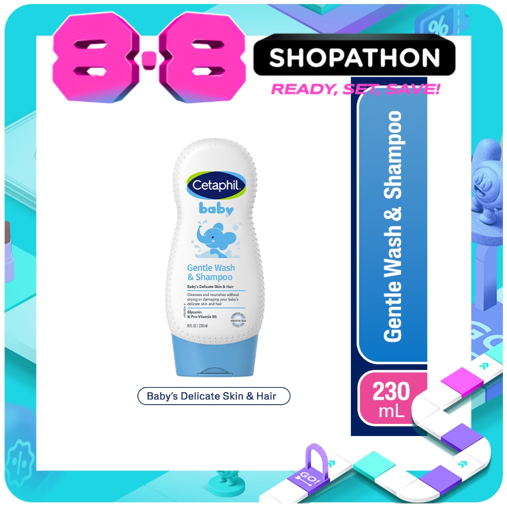 Cetaphil Baby Wash and Shampoo 230ml image