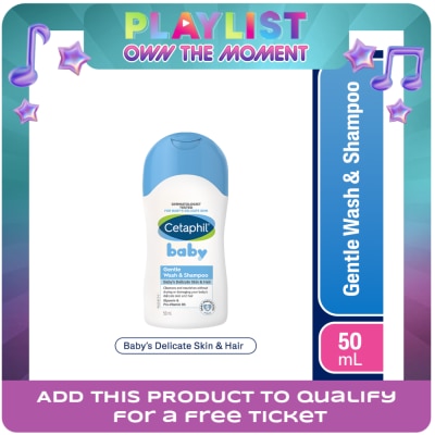 CETAPHIL - Cetaphil Gentle Wash and Shampoo 50ml