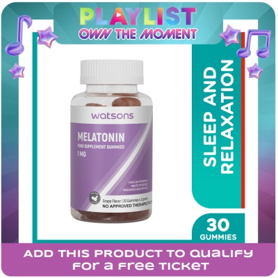 WATSONS GENERICS - WATSONS GENERICS Melatonin 1mg 30 Gummies