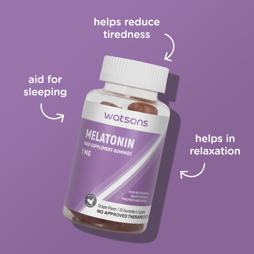 WATSONS GENERICS Melatonin 1mg 30 Gummies