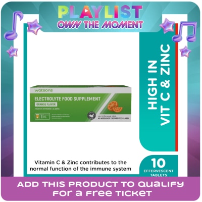 WATSONS GENERICS - WATSONS GENERICS Electrolyte Drink Effervescent Tablets 10s