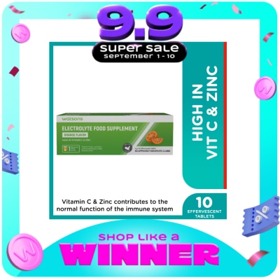 WATSONS GENERICS - WATSONS GENERICS Electrolyte Drink Effervescent Tablets 10s image