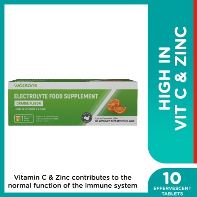 WATSONS GENERICS WATSONS GENERICS Electrolyte Drink Effervescent Tablets 10s