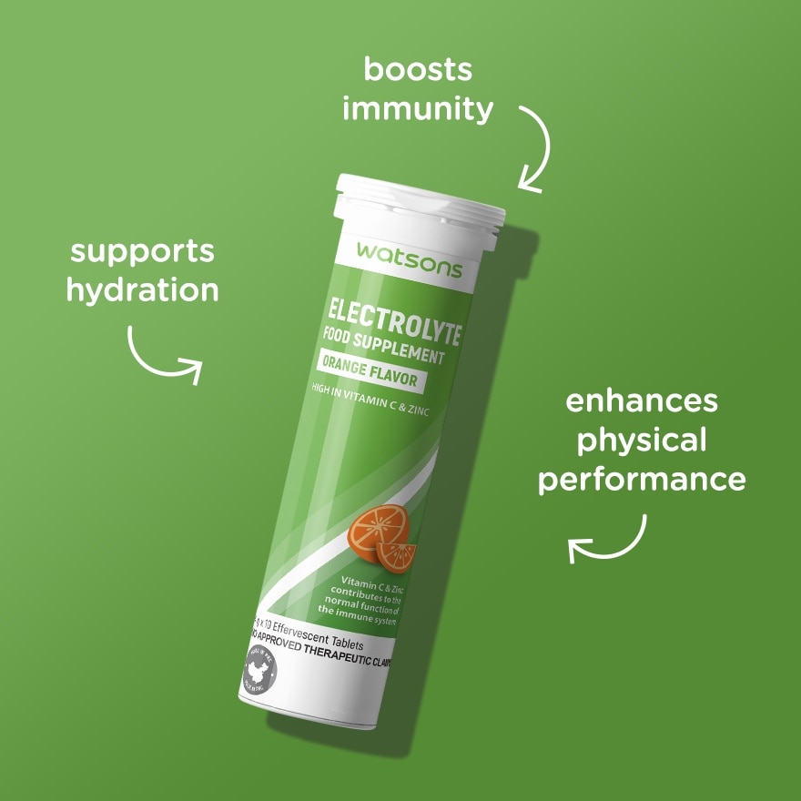 WATSONS GENERICS Electrolyte Drink Effervescent Tablets 10s