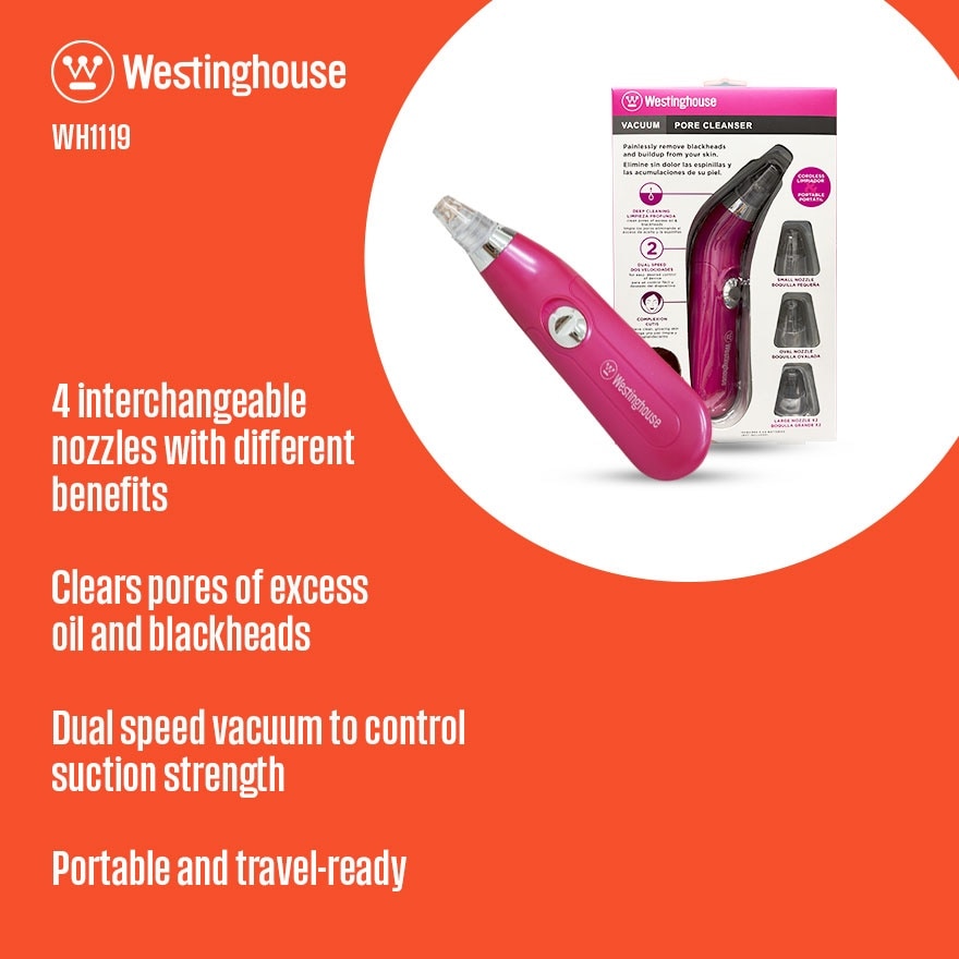 WESTINGHOUSE Ladies Vacuum Pore Cleanser
