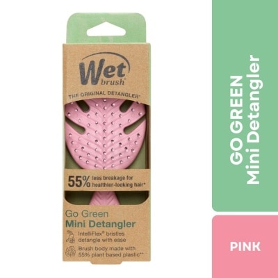 WET BRUSH - WET BRUSH Go Green Mini Detangler Pink image