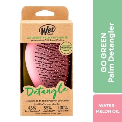 WET BRUSH - WET BRUSH Go Green Palm Detangler Watermelon