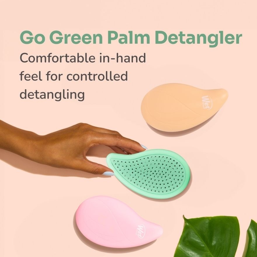 WET BRUSH Go Green Palm Detangler Watermelon