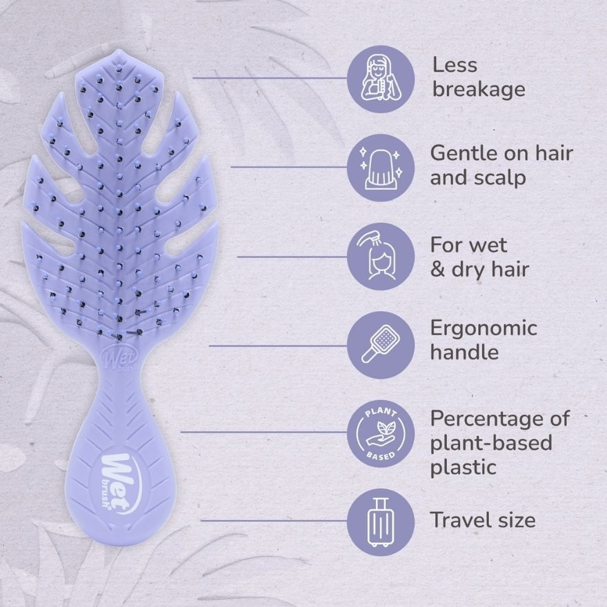 WET BRUSH Go Green Mini Detangler Lavender