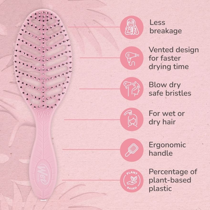 WET BRUSH Go Green Speed Dry Pink