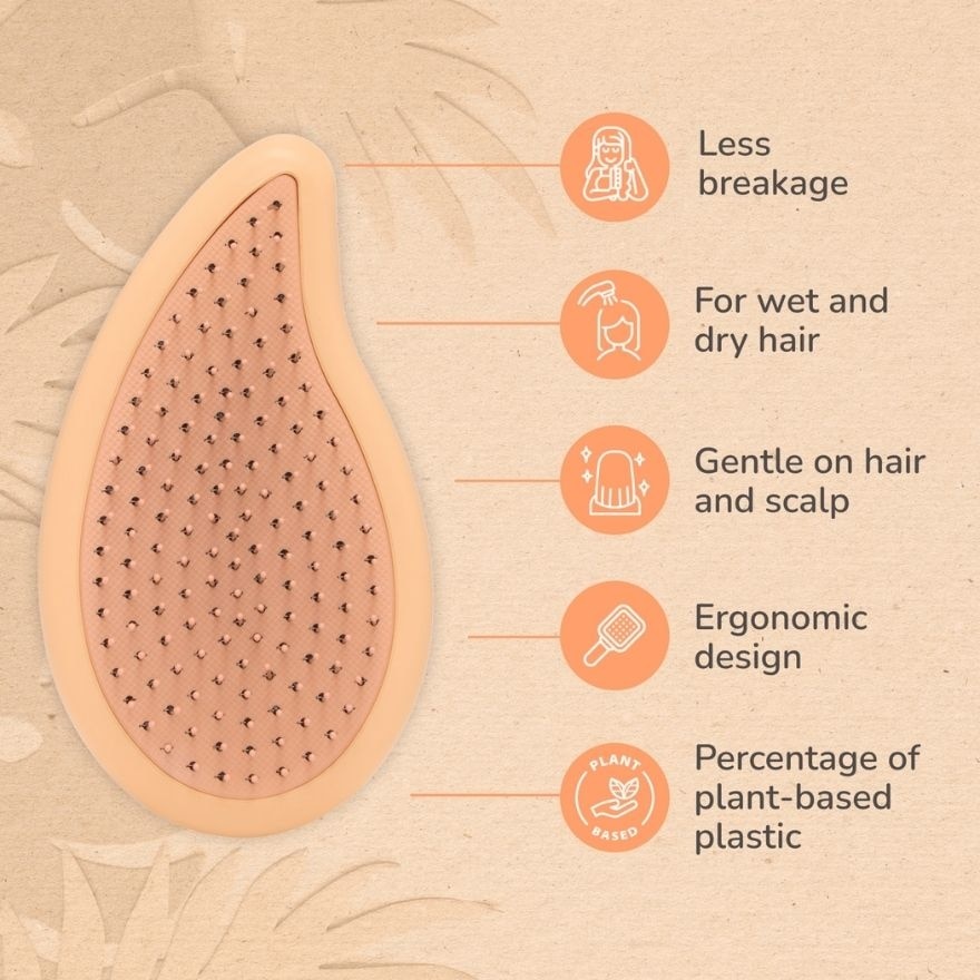 WET BRUSH Go Green Palm Detangler Coconut