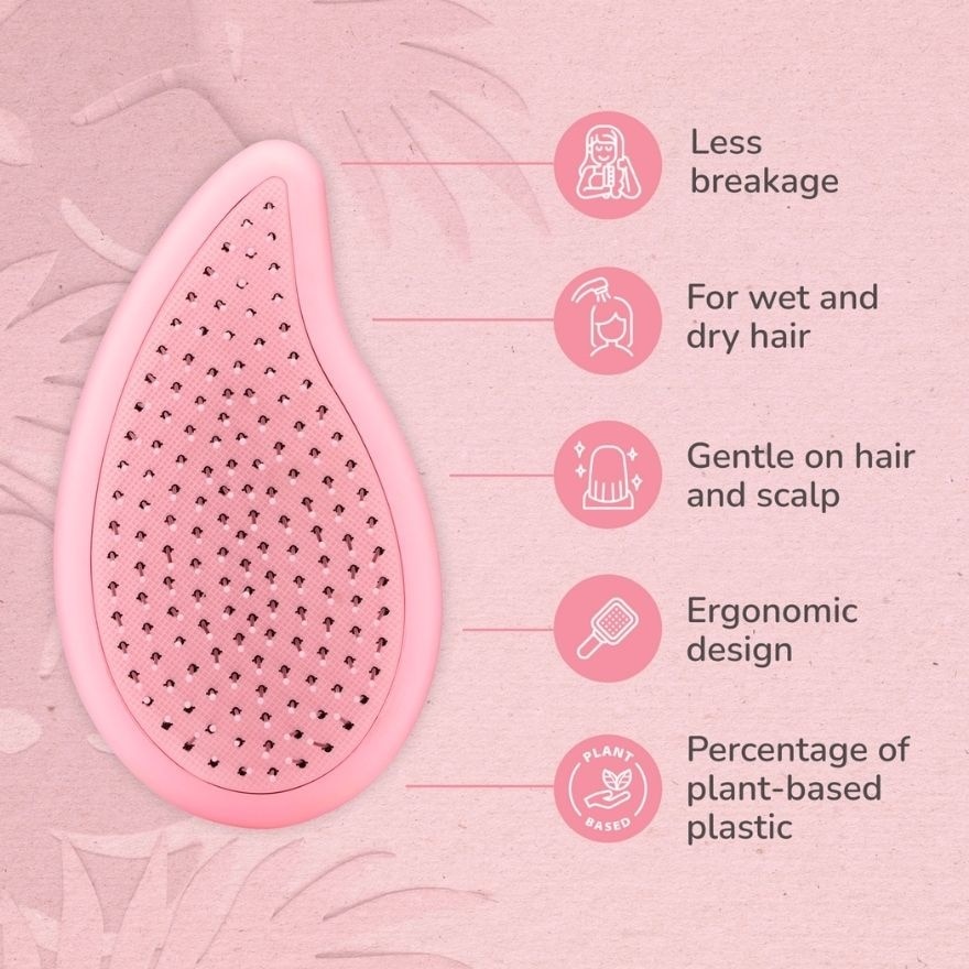 WET BRUSH Go Green Palm Detangler Watermelon