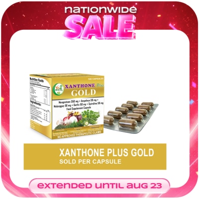 XANTHONE - Plus Gold 500mg 1 Capsule (sold per piece) image