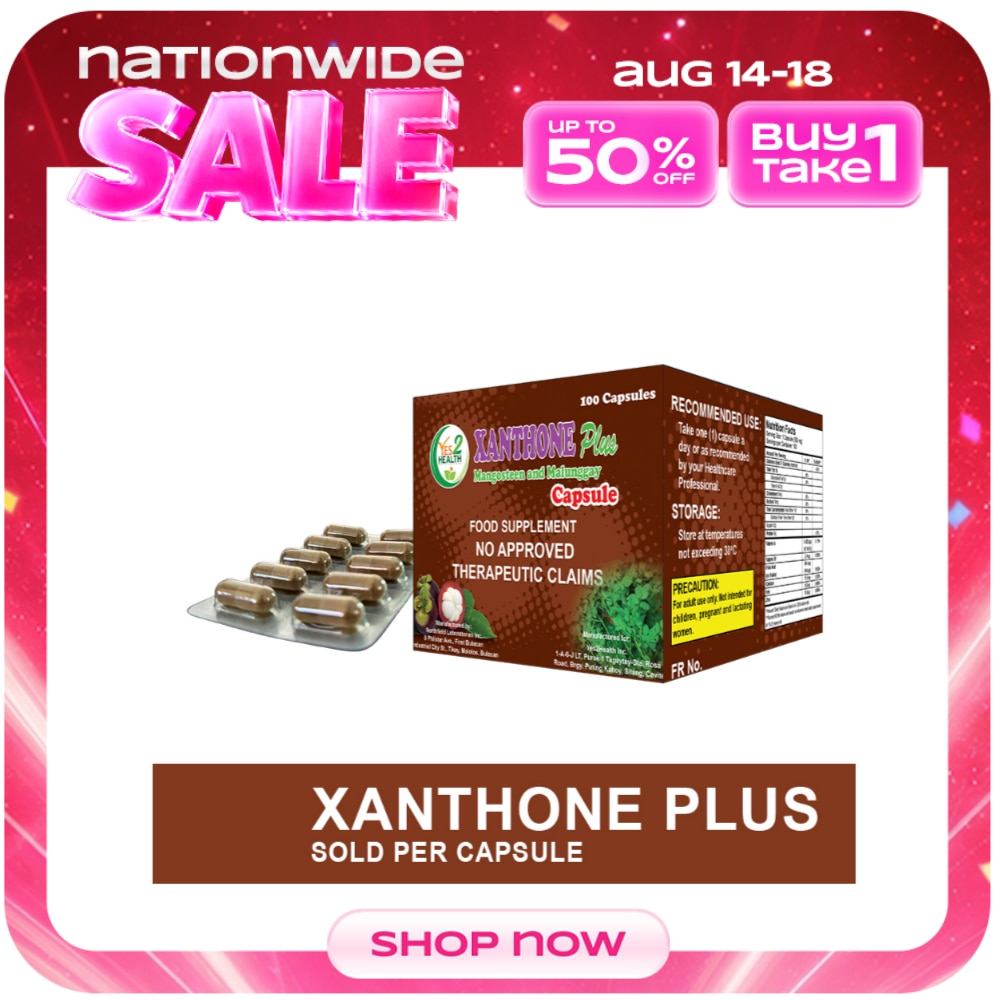 XANTHONE Plus Herbal Capsule 500mg Sold Per Piece image
