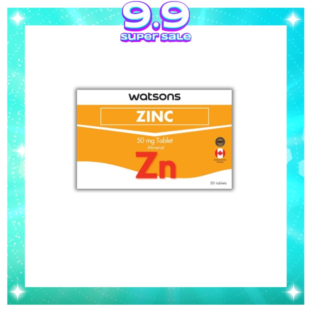 WATSONS GENERICS Zinc Citrate 1 Tablet Sold Per Piece (Expiry: Dec. 27, 2025)