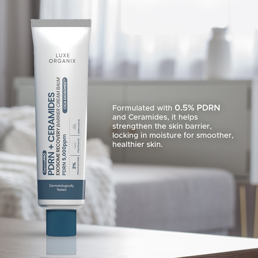 LUXE ORGANIX DermaPRO PDRN + Ceramides Exosome Recovery Barrier Cream Balm 30g image
