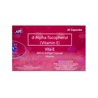 ATC HEALTH Vitamin E 30 Softgel Capsules