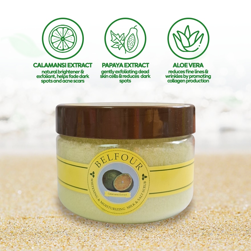 Milk and Salt Scrub Calamansi Extract 350g