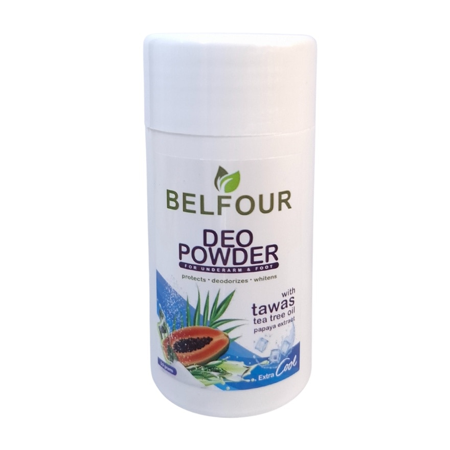 BELFOUR Deo Powder for Underarm & Foot  Extra Cool  50g