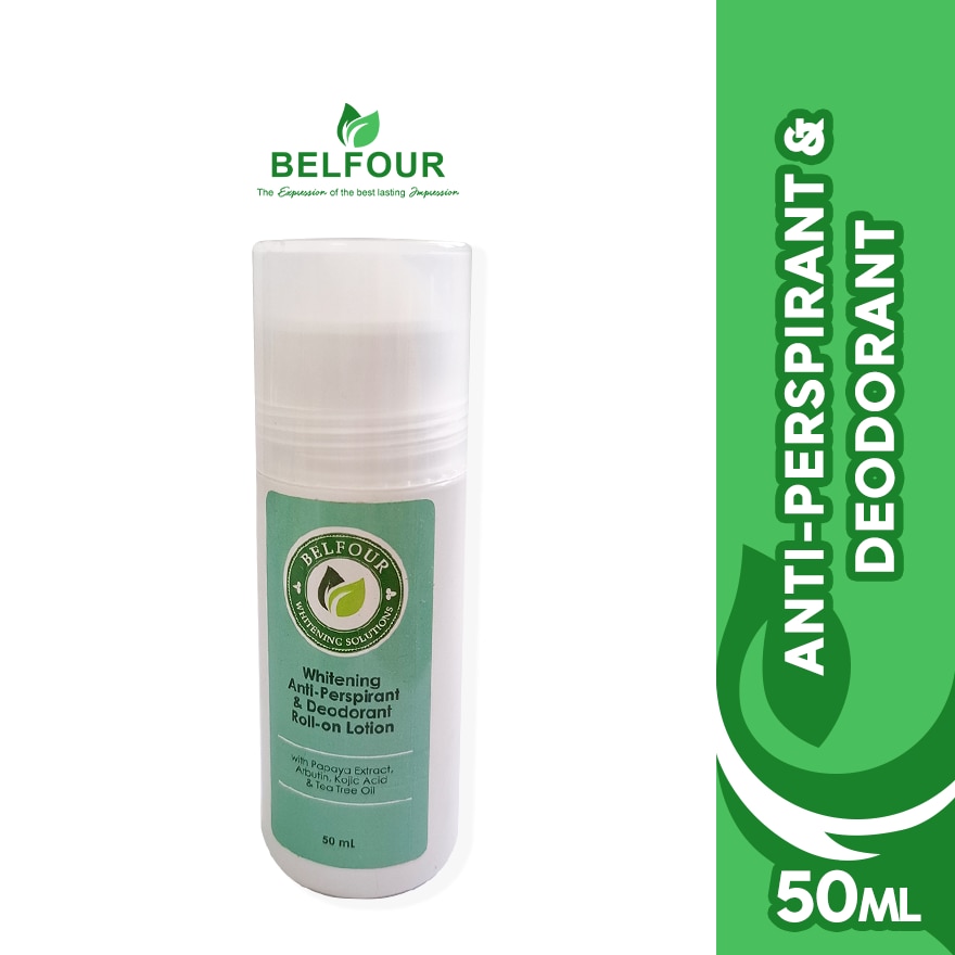 BELFOUR Whiteing Anti-Perspirant & Deodorant Roll-On Lotion 50g