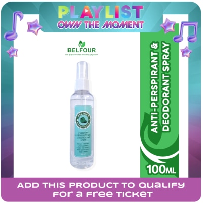 BELFOUR - BELFOUR Whitening Anti Perspirant & Deodorant Spray 100ml