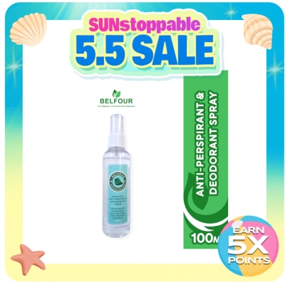 BELFOUR - BELFOUR Whitening Anti Perspirant & Deodorant Spray 100ml