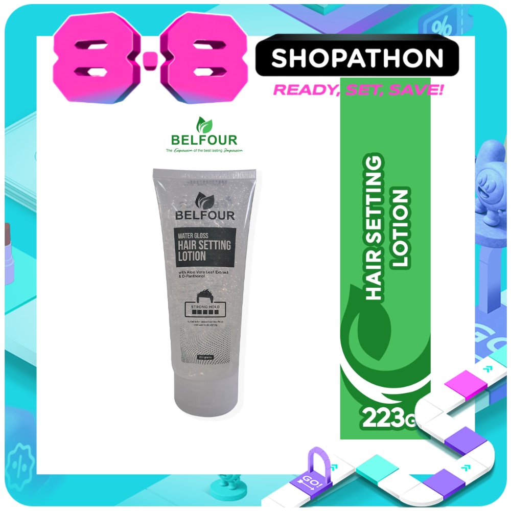 BELFOUR Water Gloss Hair Setting Lotion Strong Hold 223g image