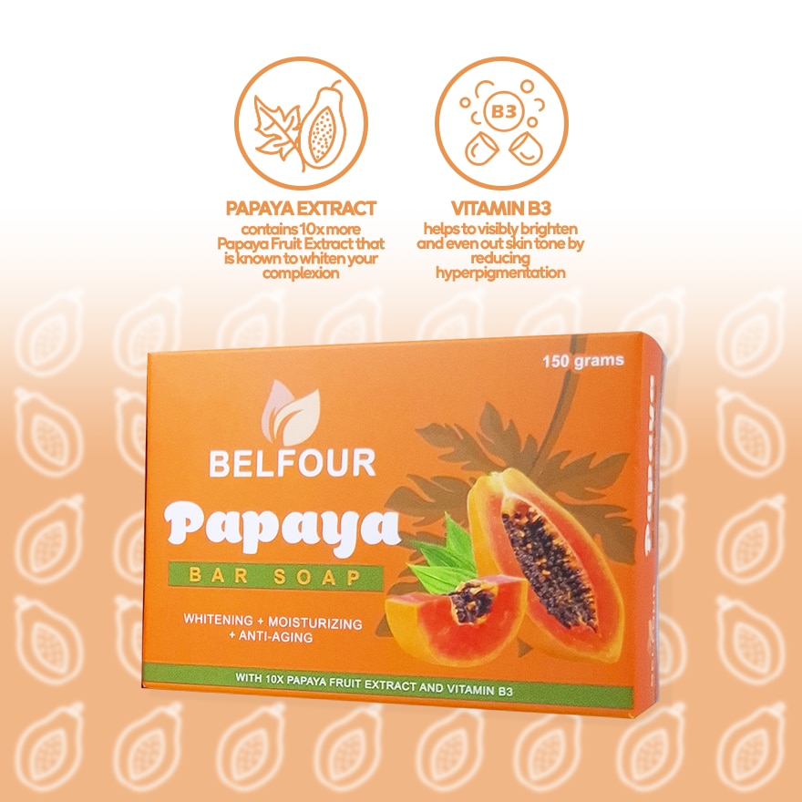 BELFOUR Papaya Bar Soap 150g