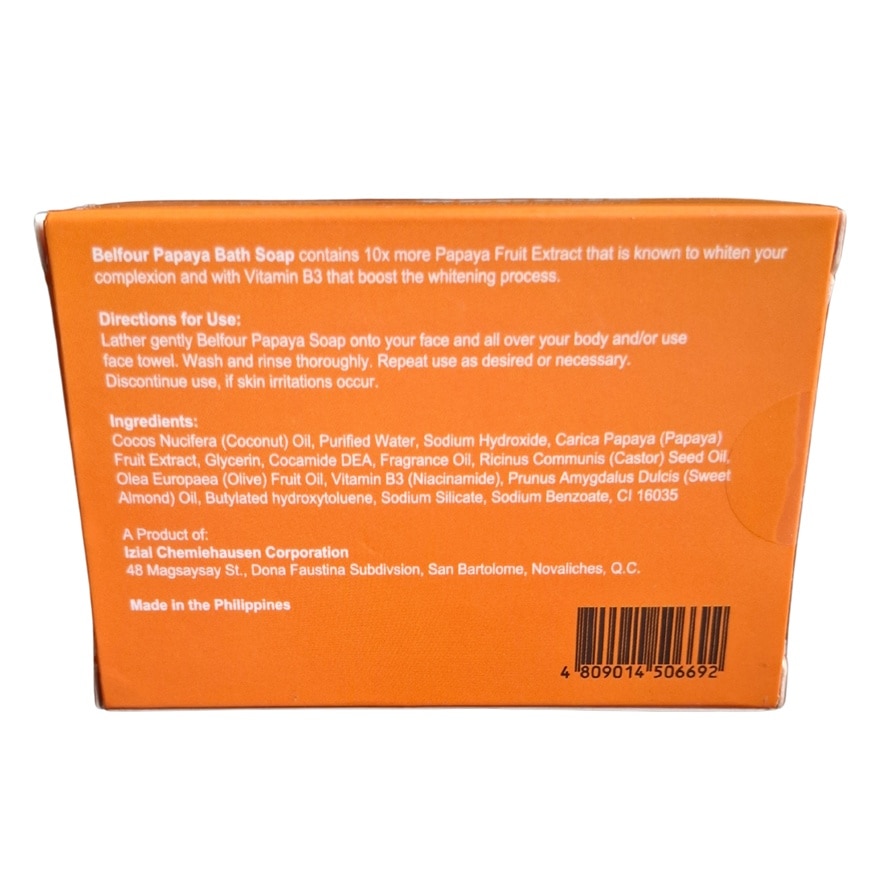 BELFOUR Papaya Bar Soap 150g